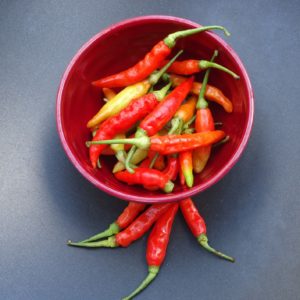 hot peppers