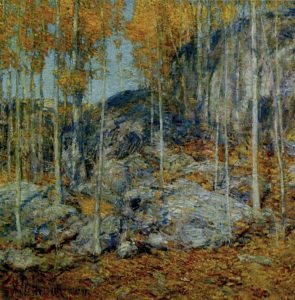 The Ledges, Old Lyme, Connecticut by Childe Hassam.